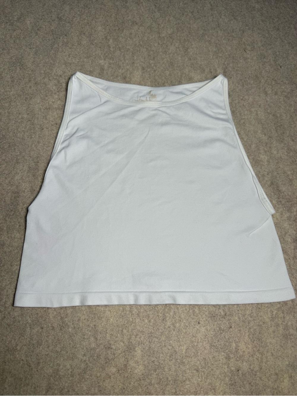Free People White Ribbed Halter Tank - Picture 2 of 3